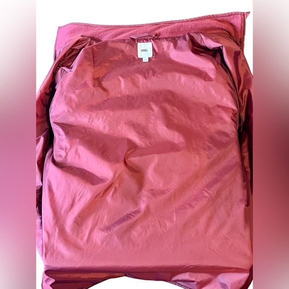 Vans Tommy Burgundy Fleece Zip Jacket - Picture 8 of 8